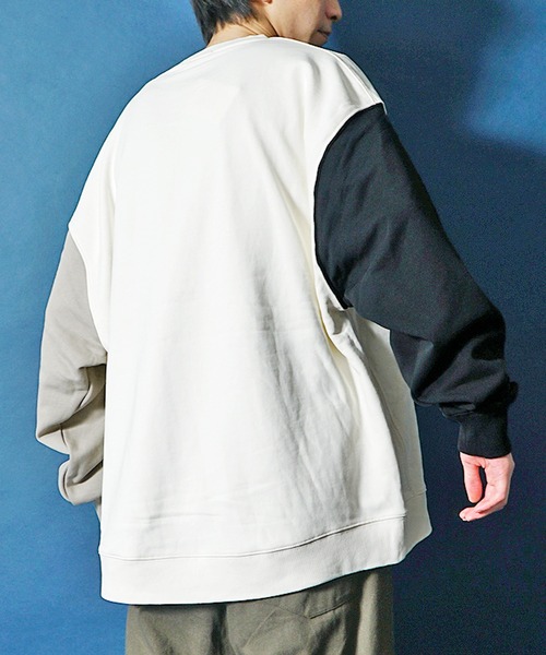 JOKER（ジョーカー）の「カレッジプリントスウェットトレーナー メンズ スウェット 春服（スウェット・メンズ・チャコールグレー/ブラック/ネイビー/オフホワイト/ホワイト系その他/ブラック系その他/グレー系その他/ブルー系その他・M/L）」の13枚目の写真