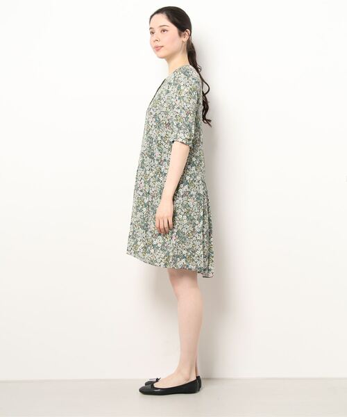 ZADIG&VOLTAIRE（ザディグ　エ　ヴォルテール）の「RISLA CRINKLE LIBERTY GARDEN（ワンピース・レディース・イエロー・S/M/XS）」の4枚目の写真
