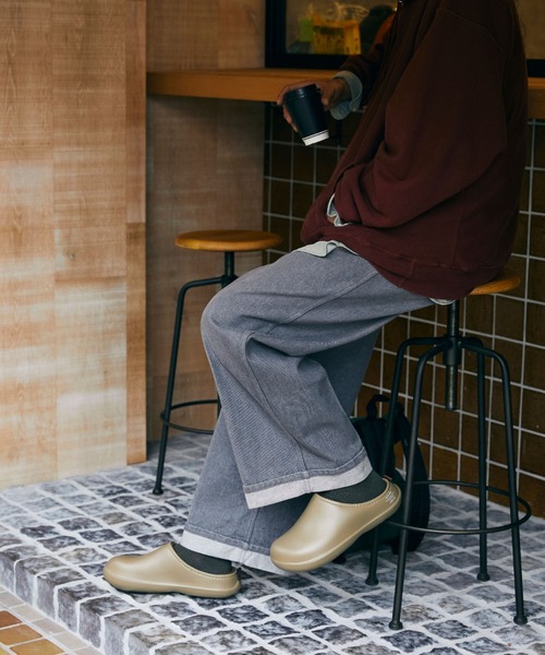 FRONTIER(フロンティア)の「FRONTIER / フロンティア サンダル スリッポン ボアサンダル スリッパ ファーサンダル bi x sole HOON FRI(サンダル・レディース・オリーブドラブ/ブラック/ベージュ/グレー・25/23/26/28/27/24)」の15枚目の写真