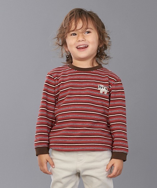 セール マルチボーダーtシャツ Tシャツ カットソー Petit Main プティマイン のファッション通販 Zozotown