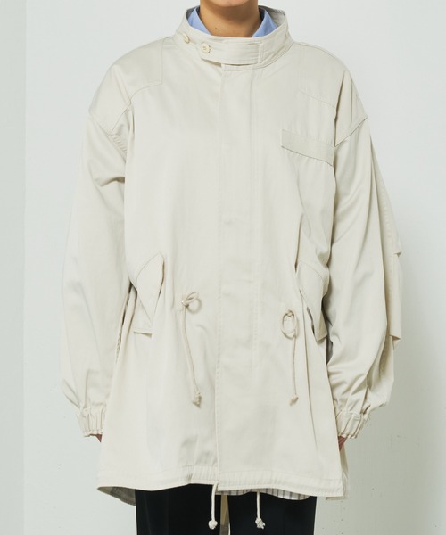 Lui's（ルイス）の「ミドルモッズコート（モッズコート・レディース・オフホワイト/ブラック/ベージュ・FREE）」の12枚目の写真