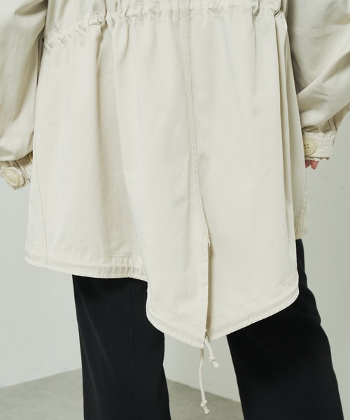 Lui's（ルイス）の「ミドルモッズコート（モッズコート・レディース・オフホワイト/ブラック/ベージュ・FREE）」の21枚目の写真