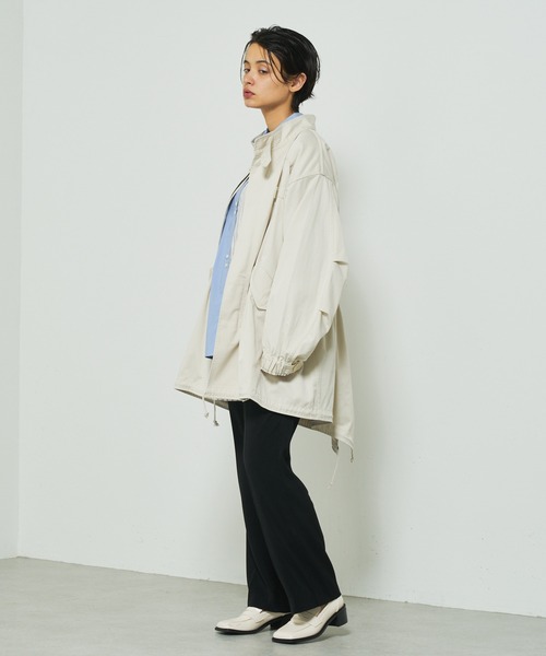 Lui's（ルイス）の「ミドルモッズコート（モッズコート・レディース・オフホワイト/ブラック/ベージュ・FREE）」の9枚目の写真