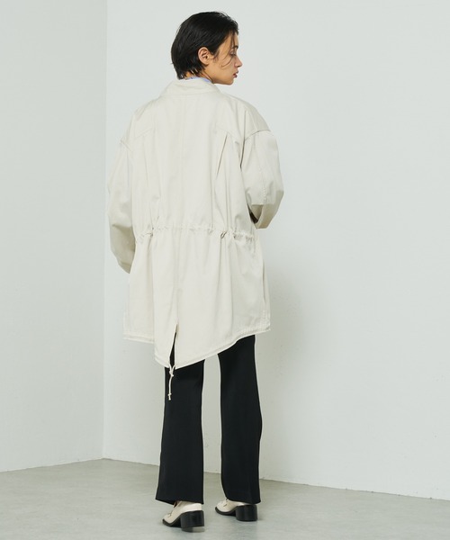 Lui's（ルイス）の「ミドルモッズコート（モッズコート・レディース・オフホワイト/ブラック/ベージュ・FREE）」の10枚目の写真