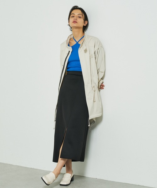 Lui's（ルイス）の「ミドルモッズコート（モッズコート・レディース・オフホワイト/ブラック/ベージュ・FREE）」の8枚目の写真