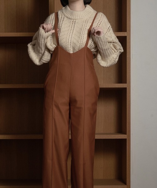 lawgy（ラウジー）の「long cuffs loose knit（ニット/セーター・レディース・ベージュ/ブラウン/アイボリー/ラベンダー・FREE）」の5枚目の写真