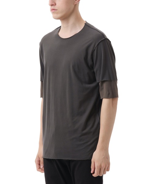 完売品 ENFOLD エンフォルド CLEAR 天竺 レイヤード T-SHIRT