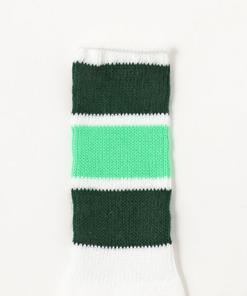 BEAMS BOY(ビームスボーイ)の「TCK ×BEAMS BOY / 別注 ライン チューブソックス(ソックス/靴下・レディース・ダークグリーン/ロイヤルブルー/レッド系その他3・ONE SIZE)」の4枚目の写真