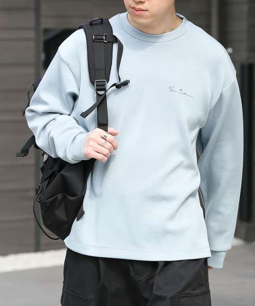 SENSE OF PLACE by URBAN RESEARCH（センスオブプレイスバイアーバンリサーチ）の「『ユニセックス』シシュウポンチロングTシャツ（Tシャツ/カットソー・メンズ・ホワイト/ブラック/ライトベージュ/ライトブルー/グリーン/イエロー・MEDIUM/LARGE）」の5枚目の写真