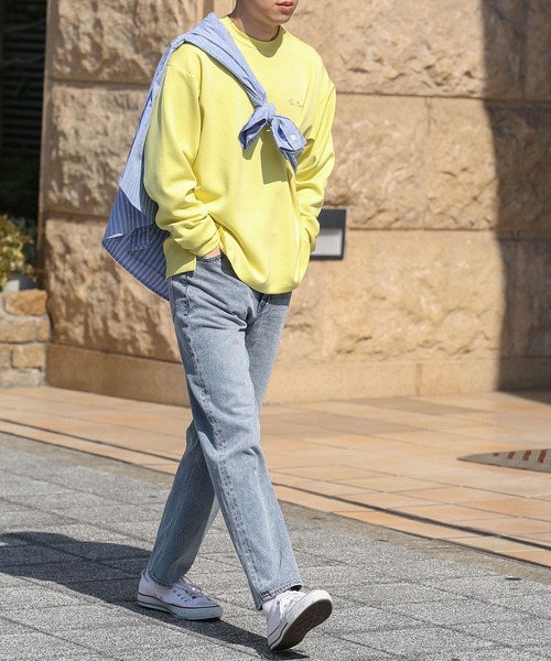 SENSE OF PLACE by URBAN RESEARCH（センスオブプレイスバイアーバンリサーチ）の「『ユニセックス』シシュウポンチロングTシャツ（Tシャツ/カットソー・メンズ・ホワイト/ブラック/ライトベージュ/ライトブルー/グリーン/イエロー・MEDIUM/LARGE）」の12枚目の写真