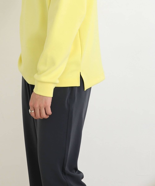 SENSE OF PLACE by URBAN RESEARCH（センスオブプレイスバイアーバンリサーチ）の「『ユニセックス』シシュウポンチロングTシャツ（Tシャツ/カットソー・メンズ・ホワイト/ブラック/ライトベージュ/ライトブルー/グリーン/イエロー・MEDIUM/LARGE）」の10枚目の写真