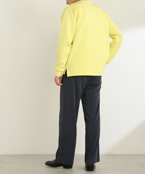 SENSE OF PLACE by URBAN RESEARCH（センスオブプレイスバイアーバンリサーチ）の「『ユニセックス』シシュウポンチロングTシャツ（Tシャツ/カットソー・メンズ・ホワイト/ブラック/ライトベージュ/ライトブルー/グリーン/イエロー・MEDIUM/LARGE）」の13枚目の写真