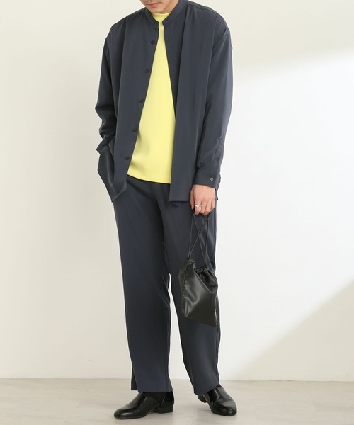 SENSE OF PLACE by URBAN RESEARCH（センスオブプレイスバイアーバンリサーチ）の「『ユニセックス』シシュウポンチロングTシャツ（Tシャツ/カットソー・メンズ・ホワイト/ブラック/ライトベージュ/ライトブルー/グリーン/イエロー・MEDIUM/LARGE）」の15枚目の写真