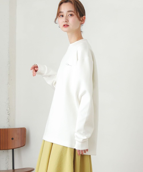 SENSE OF PLACE by URBAN RESEARCH（センスオブプレイスバイアーバンリサーチ）の「『ユニセックス』シシュウポンチロングTシャツ（Tシャツ/カットソー・メンズ・ホワイト/ブラック/ライトベージュ/ライトブルー/グリーン/イエロー・MEDIUM/LARGE）」の18枚目の写真