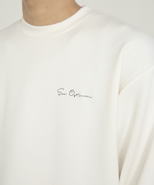 SENSE OF PLACE by URBAN RESEARCH（センスオブプレイスバイアーバンリサーチ）の「『ユニセックス』シシュウポンチロングTシャツ（Tシャツ/カットソー・メンズ・ホワイト/ブラック/ライトベージュ/ライトブルー/グリーン/イエロー・MEDIUM/LARGE）」の22枚目の写真