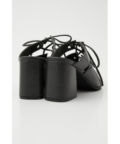 rienda（リエンダ）の「レースアップミュール（パンプス・レディース・グリーン/アイボリー/ダークグレー・SMALL/MEDIUM/LARGE）」の10枚目の写真