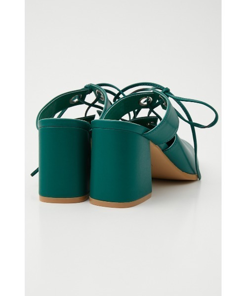 rienda（リエンダ）の「レースアップミュール（パンプス・レディース・グリーン/アイボリー/ダークグレー・SMALL/MEDIUM/LARGE）」の18枚目の写真