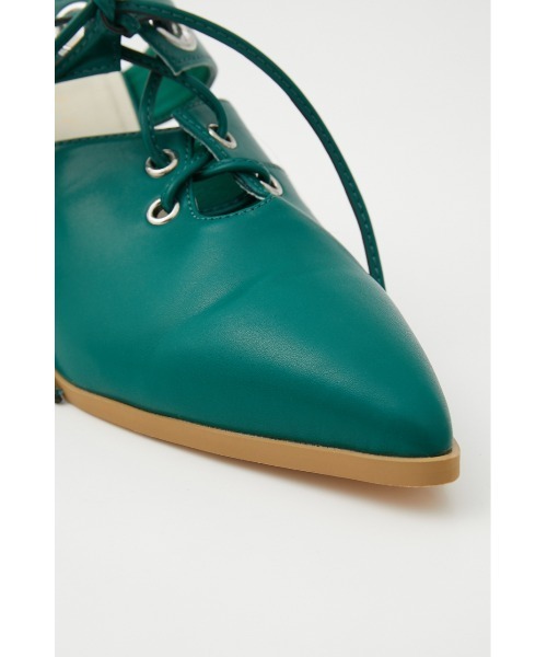 rienda（リエンダ）の「レースアップミュール（パンプス・レディース・グリーン/アイボリー/ダークグレー・SMALL/MEDIUM/LARGE）」の20枚目の写真