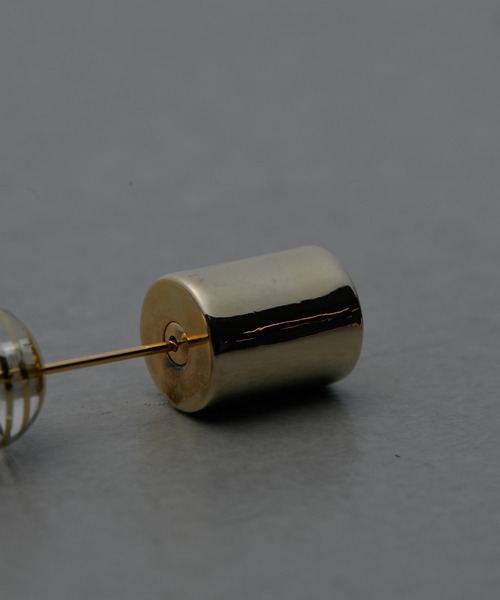 ear PAPILLONNER（イアパピヨネ）の「【WEB限定】縦直クリア玉ピアス（ピアス（片耳用）・レディース・ゴールド/シルバー・FREE）」の12枚目の写真