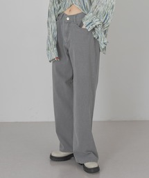 【UNISEX】ベーシックワイドデニムパンツ