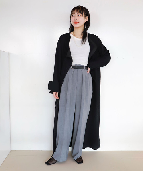 ワンピース CITY SHOP CREPE STRIPE DRESS セール】CREPE STRIPE DRESS：ワンピース（ワンピース