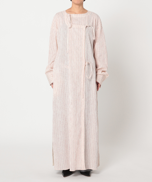 CITYSHOP(シティーショップ)の「CREPE STRIPE DRESS:ワンピース(ワンピース・レディース・ブラック/レッド系その他・36/38)」の3枚目の写真