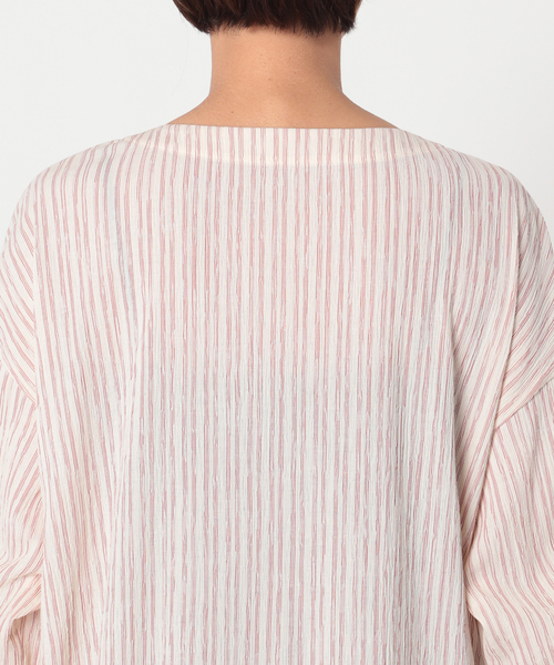 セール】CREPE STRIPE DRESS：ワンピース（ワンピース