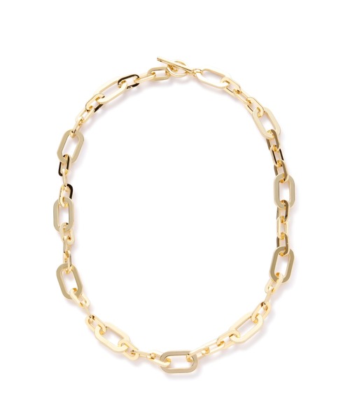 NATURAL BEAUTY BASIC（ナチュラルビューティーベーシック）の「ヴィンテージライクチェーンショートネックレス（ネックレス・レディース・ゴールド・ﾌﾘ-）」の3枚目の写真