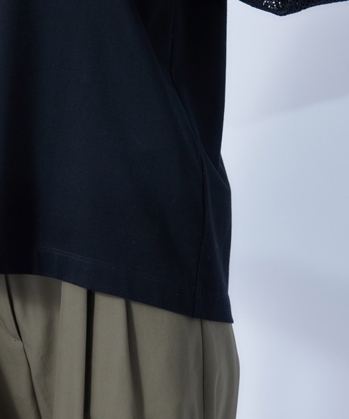 ROPE'（ロペ）の「カット×ラッセルレース  袖バルーンスリーブブラウス（Tシャツ/カットソー・レディース・ホワイト/ブラック/ダークブラウン・38）」の19枚目の写真