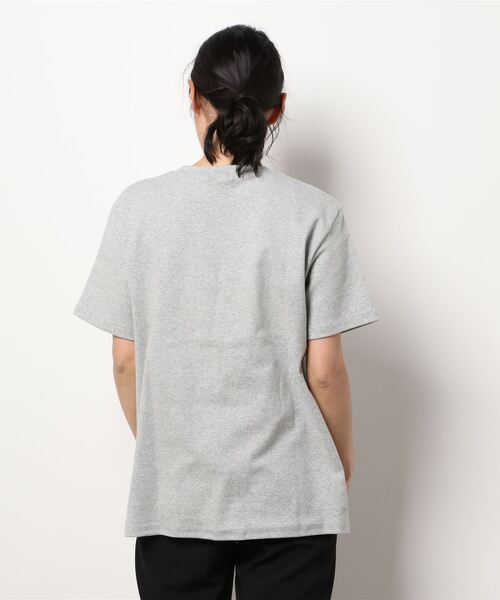 BLUEEAST（ブルーイースト）の「merciロゴTシャツ（Tシャツ/カットソー・レディース・ブラック/グレー/オフホワイト・MEDIUM）」の7枚目の写真