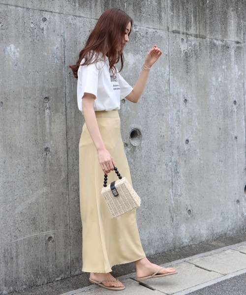 BLUEEAST（ブルーイースト）の「merciロゴTシャツ（Tシャツ/カットソー・レディース・ブラック/グレー/オフホワイト・MEDIUM）」の11枚目の写真