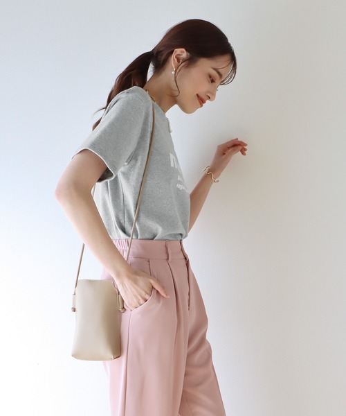 BLUEEAST（ブルーイースト）の「merciロゴTシャツ（Tシャツ/カットソー・レディース・ブラック/グレー/オフホワイト・MEDIUM）」の18枚目の写真