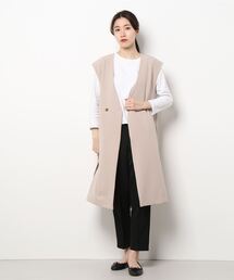 ELVENCE DEUX | Wロングジレ(その他アウター)