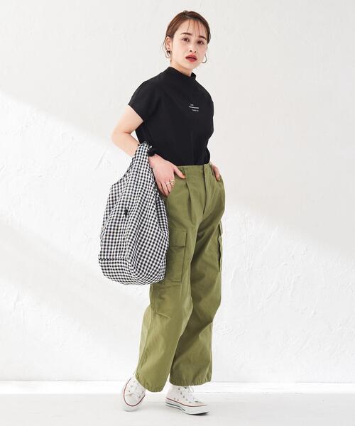 Fatima morocco（ファティマモロッコ）の「Market（マーケット）Fatima Morocco（ファティマモロッコ）ギンガム巾着バッグ（ショルダーバッグ・レディース・ブラック/ロイヤルブルー/レッド・FREE）」の15枚目の写真