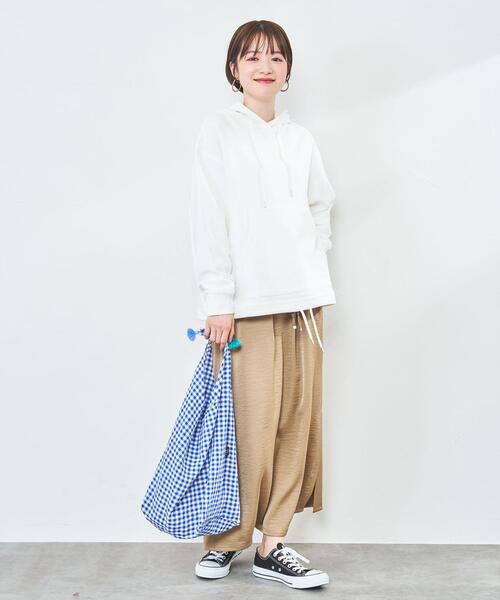 Fatima morocco（ファティマモロッコ）の「Market（マーケット）Fatima Morocco（ファティマモロッコ）ギンガム巾着バッグ（ショルダーバッグ・レディース・ブラック/ロイヤルブルー/レッド・FREE）」の12枚目の写真