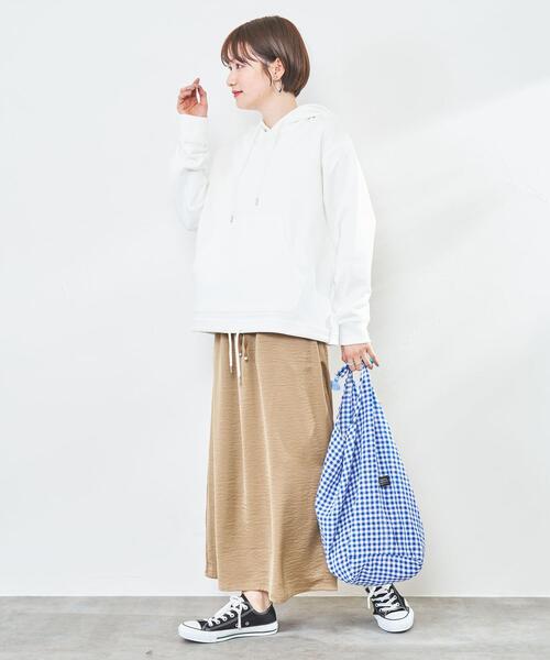 Fatima morocco（ファティマモロッコ）の「Market（マーケット）Fatima Morocco（ファティマモロッコ）ギンガム巾着バッグ（ショルダーバッグ・レディース・ブラック/ロイヤルブルー/レッド・FREE）」の11枚目の写真