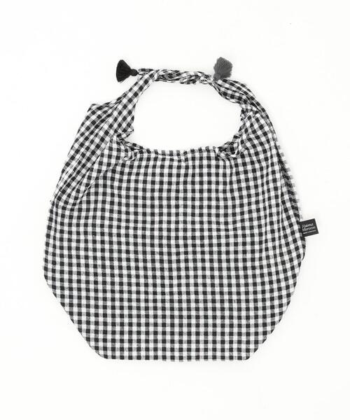 Fatima morocco（ファティマモロッコ）の「Market（マーケット）Fatima Morocco（ファティマモロッコ）ギンガム巾着バッグ（ショルダーバッグ・レディース・ブラック/ロイヤルブルー/レッド・FREE）」の19枚目の写真