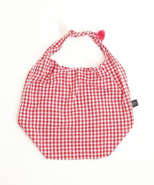 Fatima morocco（ファティマモロッコ）の「Market（マーケット）Fatima Morocco（ファティマモロッコ）ギンガム巾着バッグ（ショルダーバッグ・レディース・ブラック/ロイヤルブルー/レッド・FREE）」の18枚目の写真