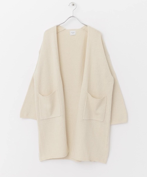 URBAN RESEARCH DOORS（アーバンリサーチドアーズ）の「コットンリネンロングカーディガン（カーディガン/ボレロ・レディース・ベージュ/アイボリー・MEDIUM）」の10枚目の写真