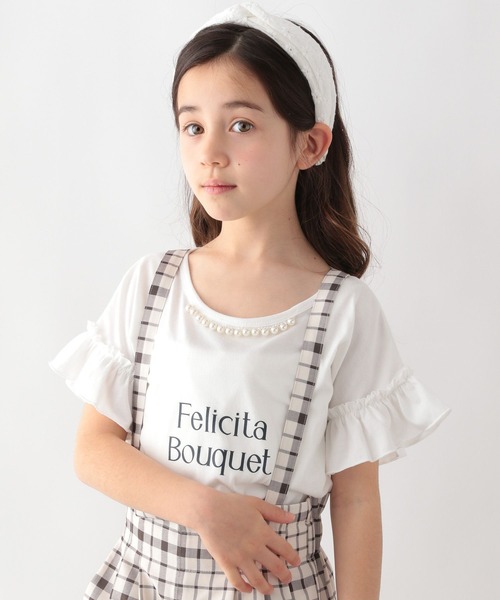 GLOBAL WORK(グローバルワーク)の「キッズ/DRY/GIRLSモチーフTシャツ半袖/267211(Tシャツ/カットソー・キッズ・ホワイト/オフホワイト/ライトパープル/ブルー系その他/ブラック/ホワイト系その他2/アイボリー/その他/ライトブルー/ライトピンク/パープル系その他/グリーン系その他3・110cm/100cm/140cm/120cm/130cm/150cm/160cm)」の4枚目の写真