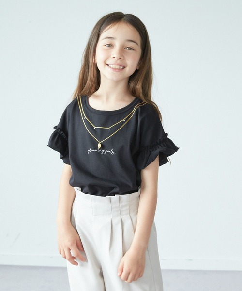 GLOBAL WORK(グローバルワーク)の「キッズ/DRY/GIRLSモチーフTシャツ半袖/267211(Tシャツ/カットソー・キッズ・ホワイト/オフホワイト/ライトパープル/ブルー系その他/ブラック/ホワイト系その他2/アイボリー/その他/ライトブルー/ライトピンク/パープル系その他/グリーン系その他3・110cm/100cm/140cm/120cm/130cm/150cm/160cm)」の12枚目の写真