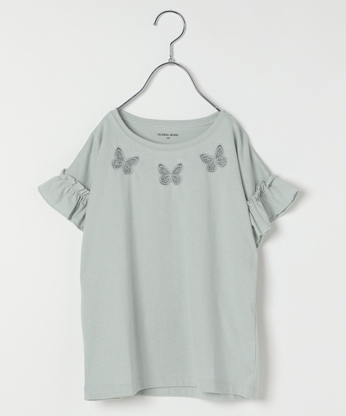 GLOBAL WORK(グローバルワーク)の「キッズ/DRY/GIRLSモチーフTシャツ半袖/267211(Tシャツ/カットソー・キッズ・ホワイト/オフホワイト/ライトパープル/ブルー系その他/ブラック/ホワイト系その他2/アイボリー/その他/ライトブルー/ライトピンク/パープル系その他/グリーン系その他3・110cm/100cm/140cm/120cm/130cm/150cm/160cm)」の7枚目の写真