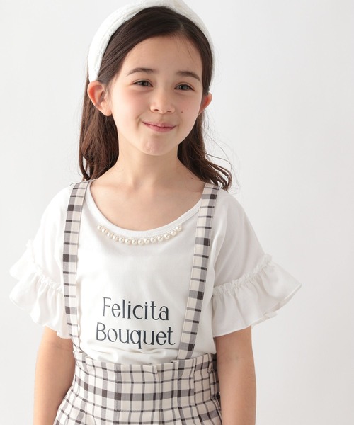 GLOBAL WORK(グローバルワーク)の「キッズ/DRY/GIRLSモチーフTシャツ半袖/267211(Tシャツ/カットソー・キッズ・ホワイト/オフホワイト/ライトパープル/ブルー系その他/ブラック/ホワイト系その他2/アイボリー/その他/ライトブルー/ライトピンク/パープル系その他/グリーン系その他3・110cm/100cm/140cm/120cm/130cm/150cm/160cm)」の15枚目の写真