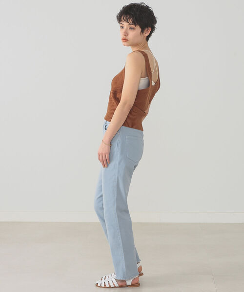 B:MING by BEAMS（ビーミングバイビームス）の「B:MING by BEAMS / オーガニックコットン ニットビスチェ 22SS（タンクトップ・レディース・ブラウン/アイボリー/ベージュ・ONE SIZE）」の11枚目の写真