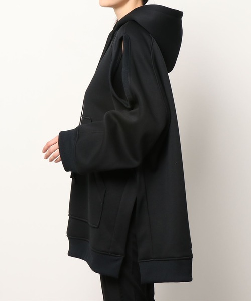 メリッタバウマイスター MELITTA BAUMEISTER BIG HOODIE / BEEFY TERRY スリットビッグプルオーバーパーカー レディース M MELITTA BAUMEISTER（メリッタバウマイスター）の「【MELITTA