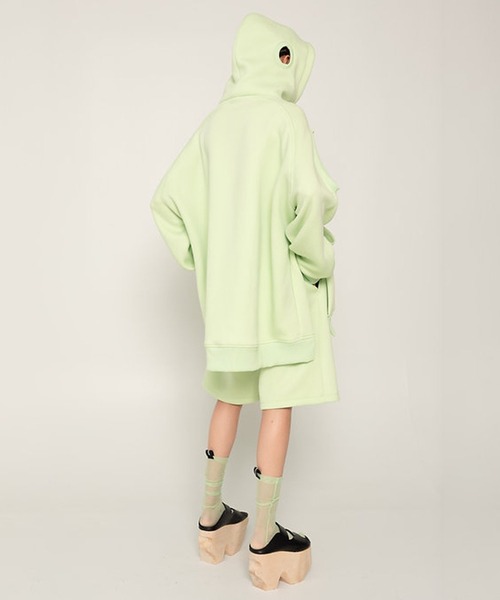 メリッタバウマイスター MELITTA BAUMEISTER BIG HOODIE / BEEFY TERRY スリットビッグプルオーバーパーカー レディース M MELITTA BAUMEISTER（メリッタバウマイスター）の「【MELITTA