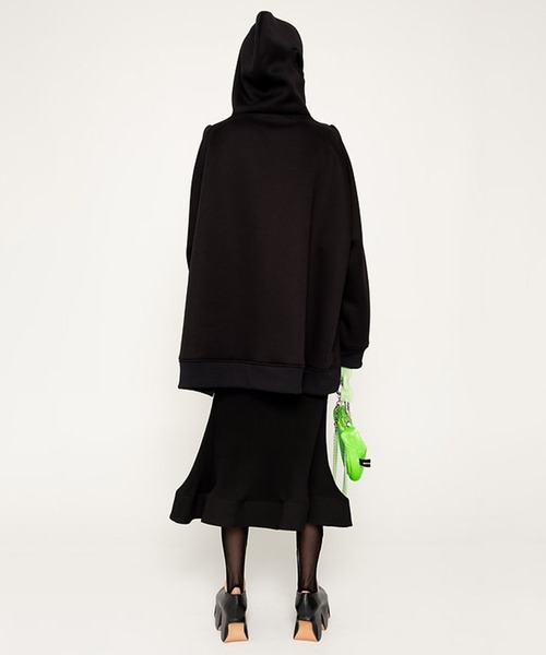 メリッタバウマイスター MELITTA BAUMEISTER BIG HOODIE / BEEFY TERRY スリットビッグプルオーバーパーカー レディース M メリッタバウマイスター MELITTA BAUMEISTER BIG HOODIE / BEEFY