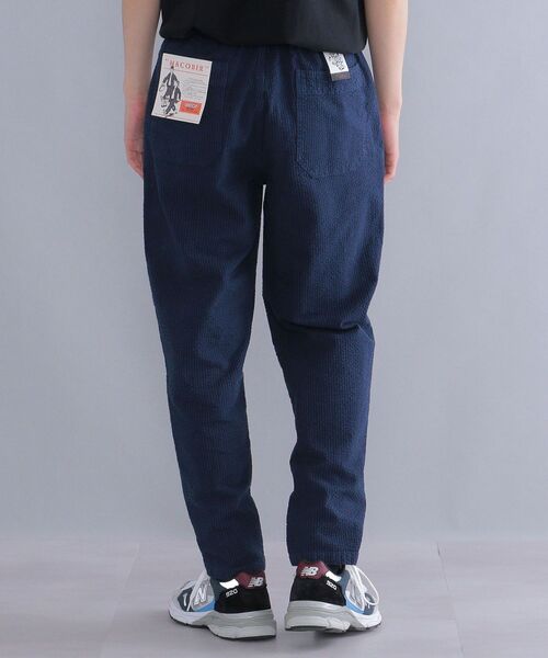 MACOBER（マコバ）の「*【SHIPS別注】MACOBER: ソリッド / ストライプ オーバーダイ シアサッカー シェフ パンツ（その他パンツ・メンズ・ライトブルー/イエロー/ネイビー/ブラック・MEDIUM/SMALL/LARGE）」の20枚目の写真