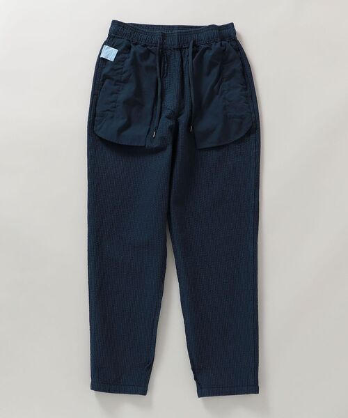 MACOBER（マコバ）の「*【SHIPS別注】MACOBER: ソリッド / ストライプ オーバーダイ シアサッカー シェフ パンツ（その他パンツ・メンズ・ライトブルー/イエロー/ネイビー/ブラック・MEDIUM/SMALL/LARGE）」の10枚目の写真