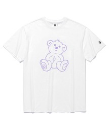 【ISTKUNST】THUNDER BEAR TEE / イストクンスト サンダー ベアー プリント Tシャツ
